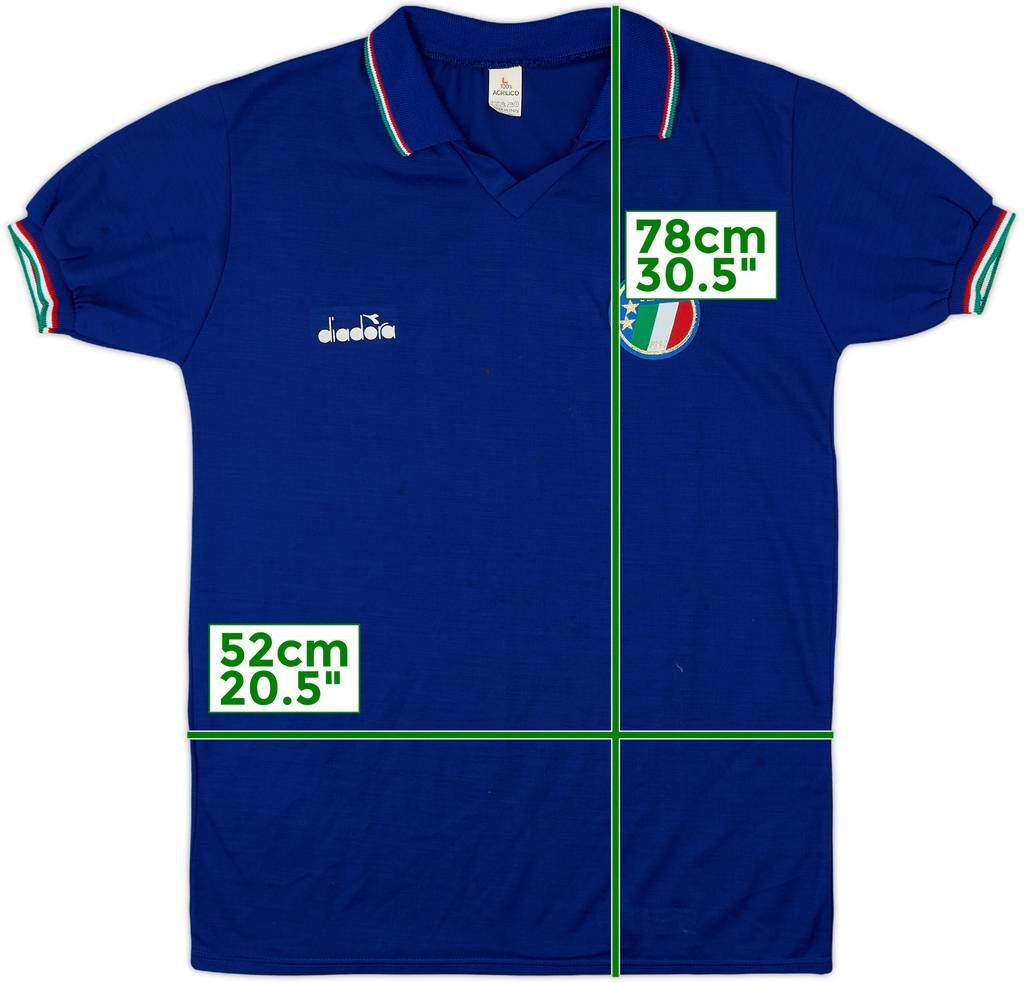 1986-88 Italy Home Shirt - 7/10 - (L)