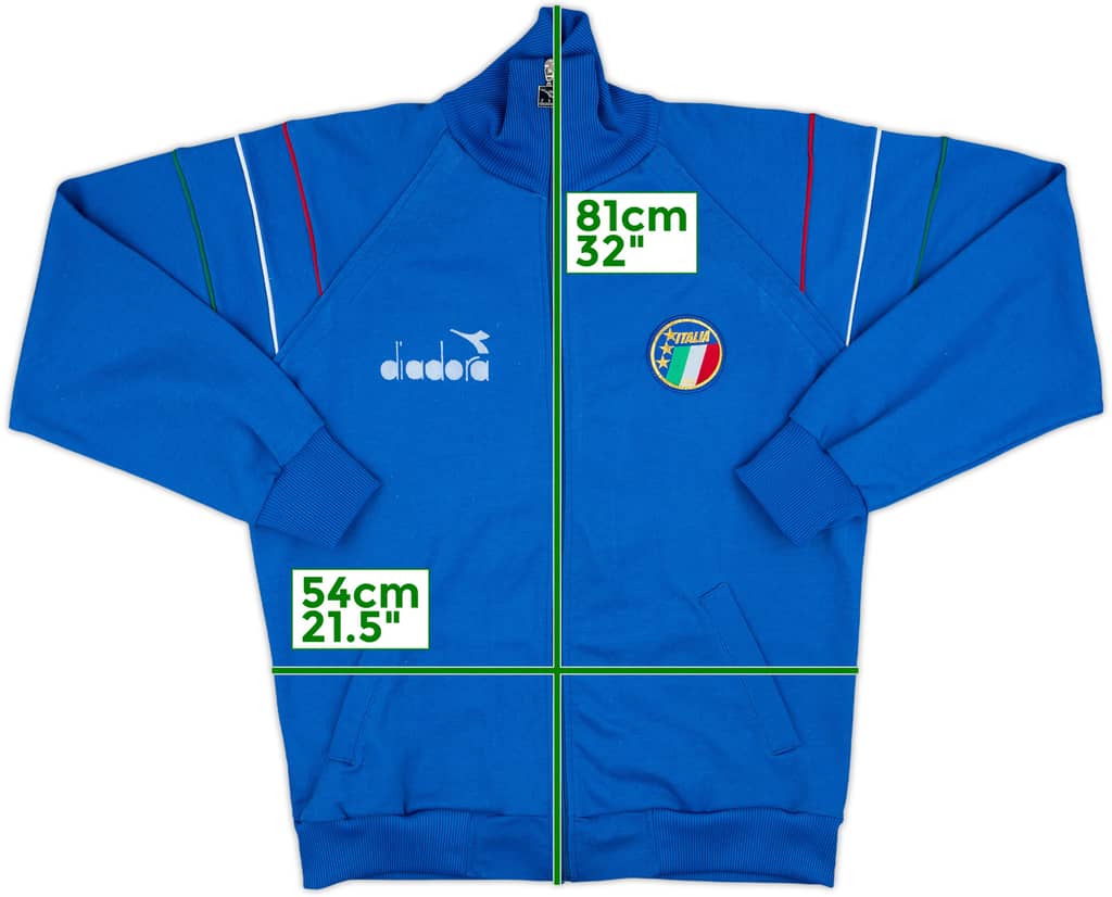 1986 Italy Diadora Track Jacket - 8/10 - (XL)
