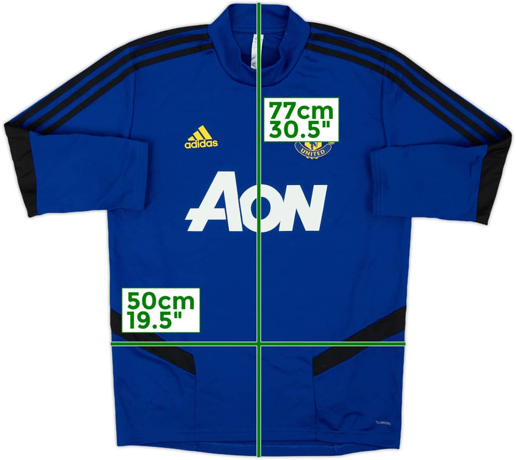 2019-20 Manchester United adidas Drill Top - 5/10 - (M)