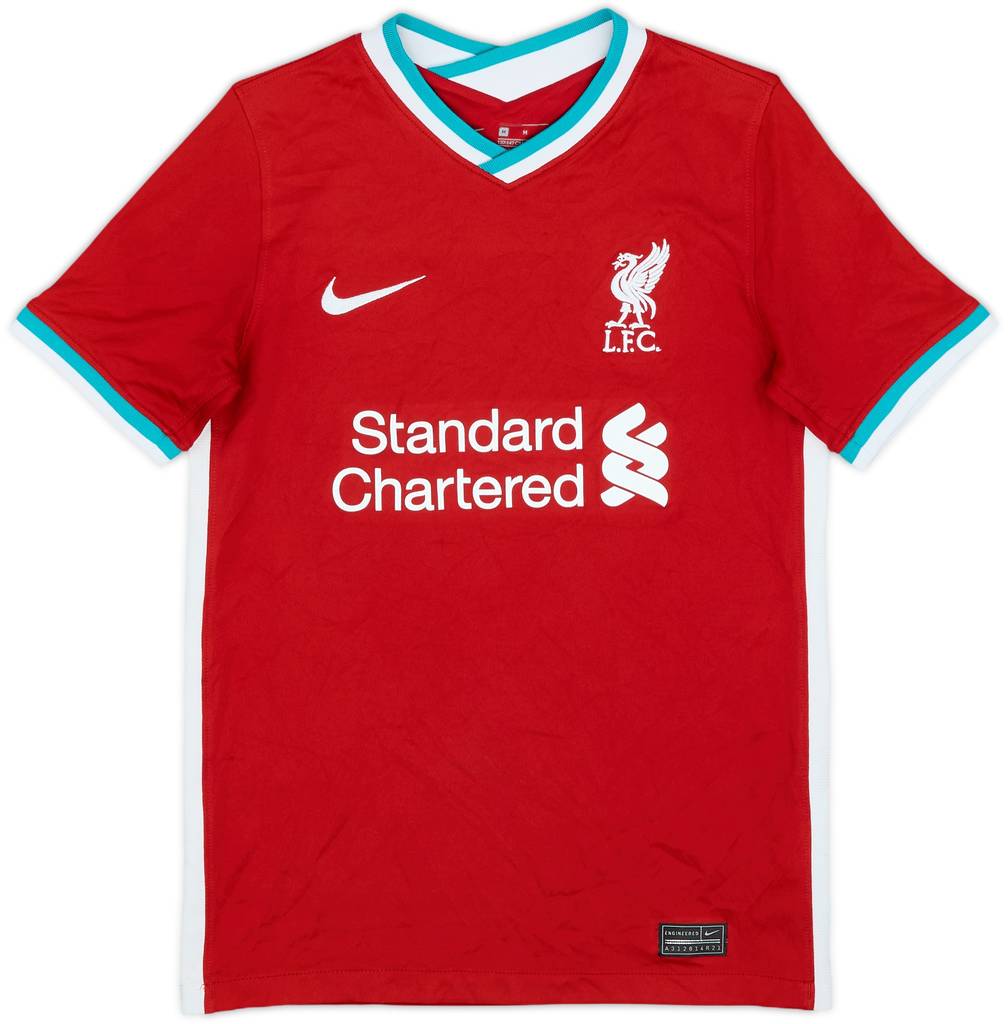 2020-21 Liverpool Home Shirt - 8/10 - (M.Boys)