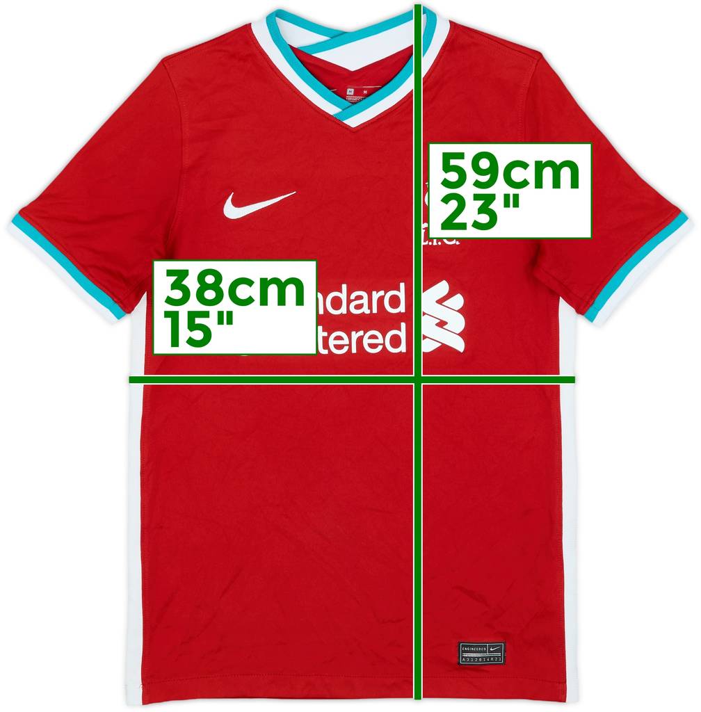 2020-21 Liverpool Home Shirt - 8/10 - (M.Boys)