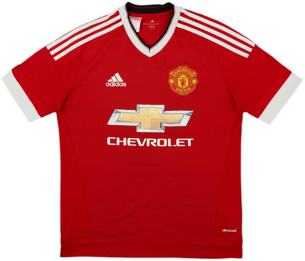 2015-16 Manchester United Home Shirt - 4/10 - (XL.Boys)