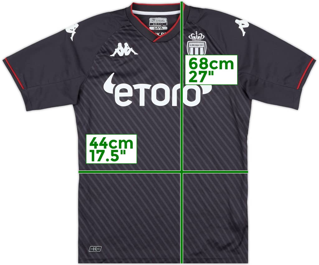 2021-22 Monaco Away Shirt - 10/10 - (S)