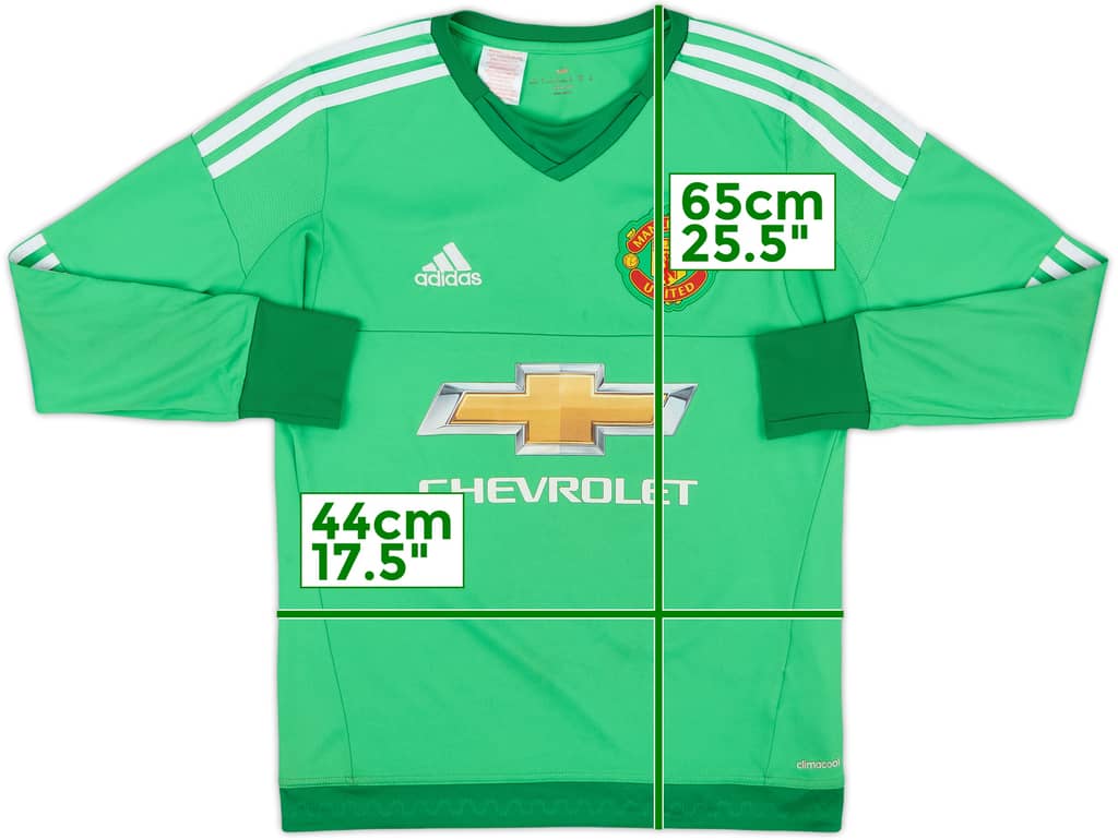 2015-16 Manchester United GK Shirt - 7/10 - (L.Boys)