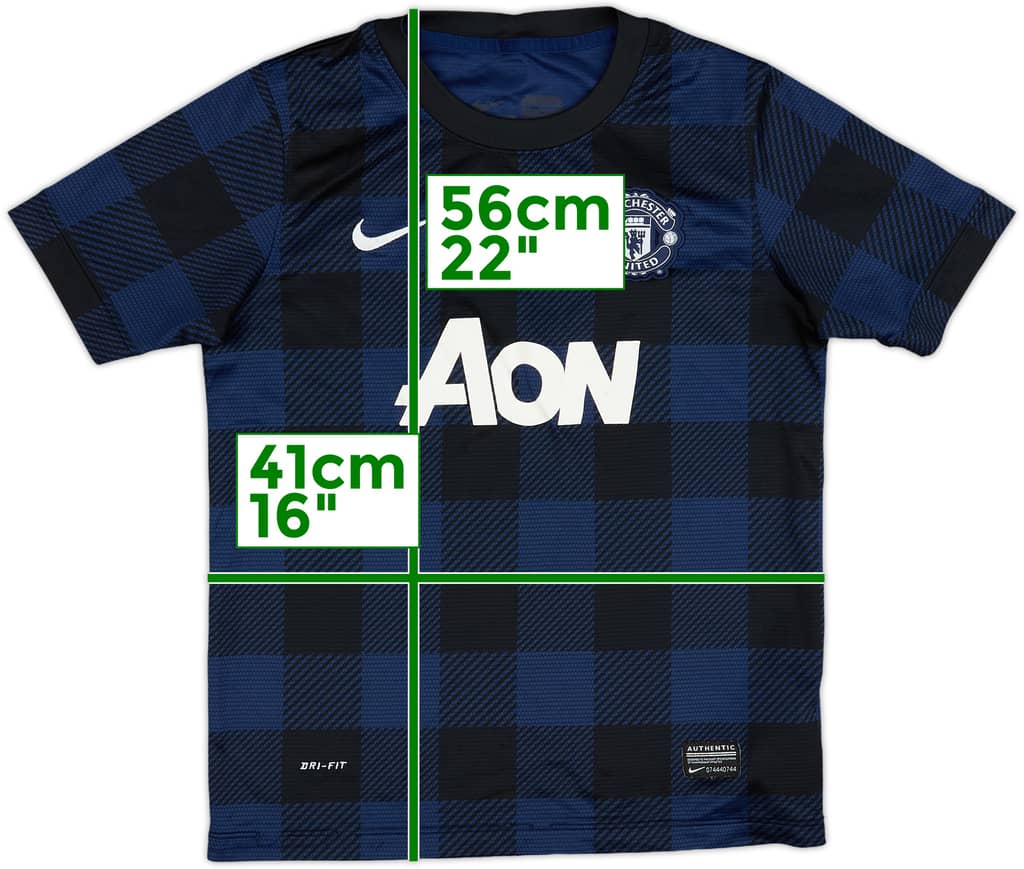 2013-14 Manchester United Away Shirt - 7/10 - (M.Boys)
