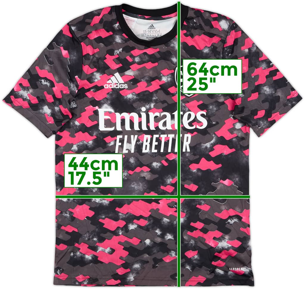 2021-22 Arsenal adidas Training Shirt - 10/10 - (L.Boys)