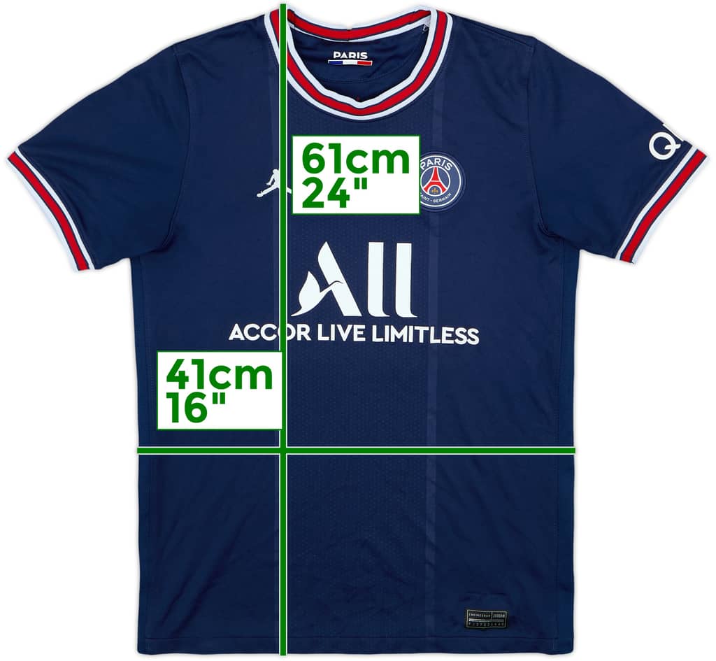 2021-22 Paris Saint-Germain Home Shirt - 6/10 - (L.Boys)
