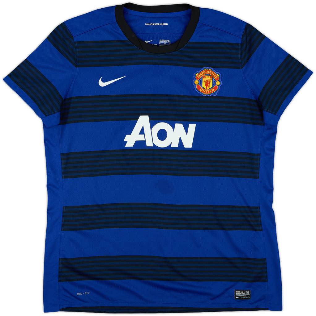 2011-13 Manchester United Away Shirt - 8/10 - (Women's XL)
