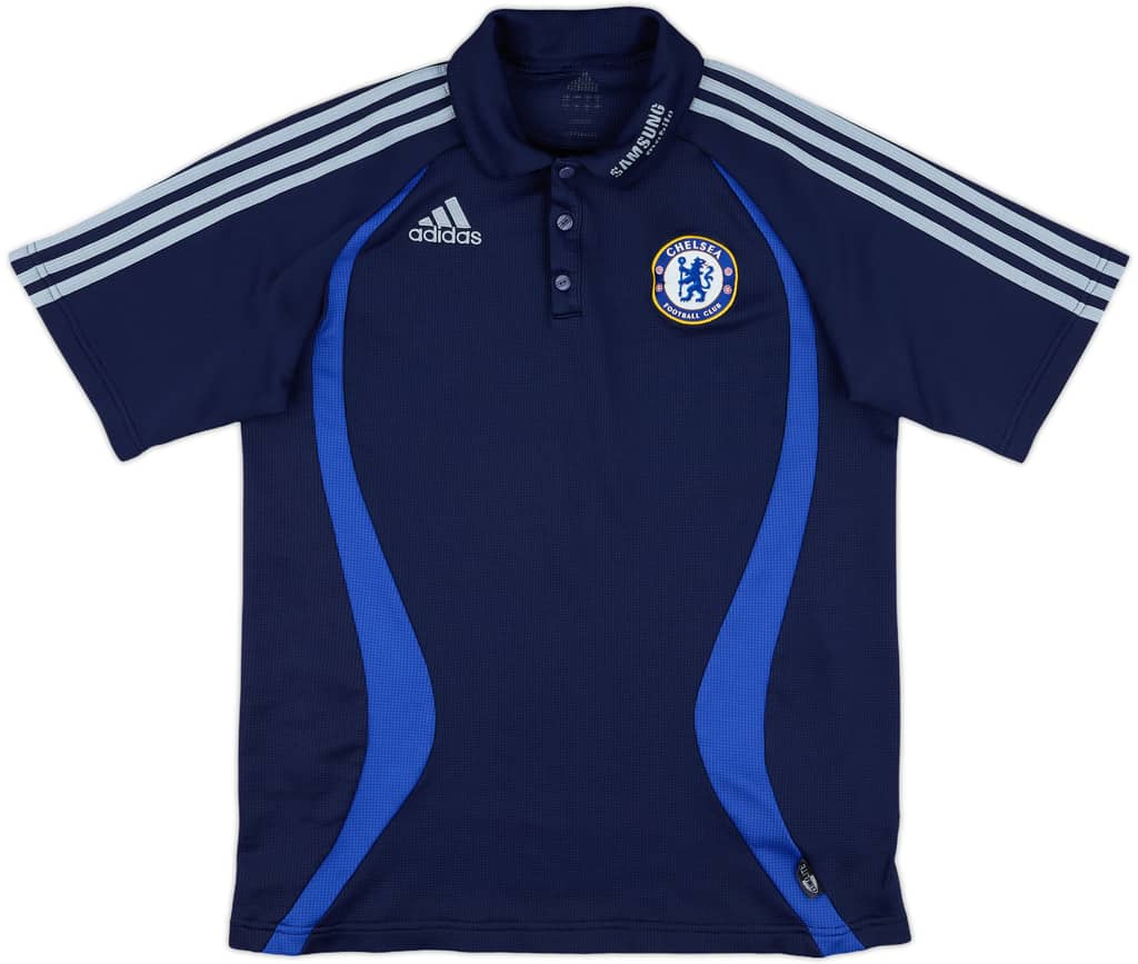 2006-07 Chelsea adidas Polo Shirt - 8/10 - (M)