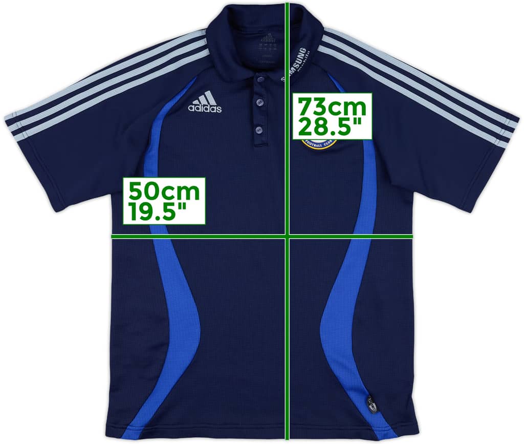 2006-07 Chelsea adidas Polo Shirt - 8/10 - (M)