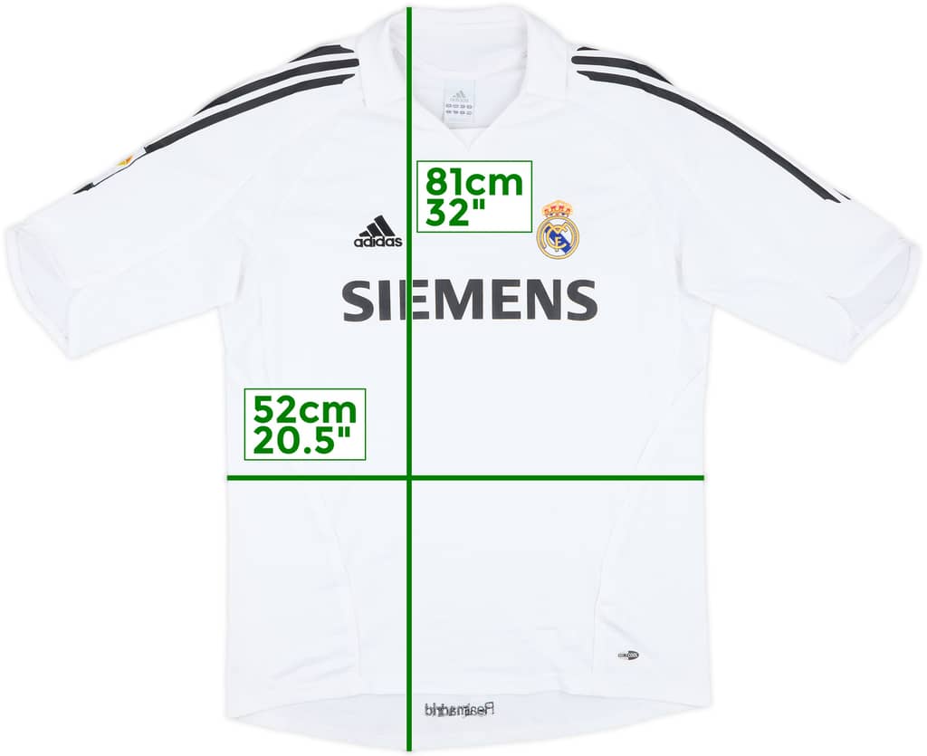 2005-06 Real Madrid Home Shirt - 8/10 - (L)