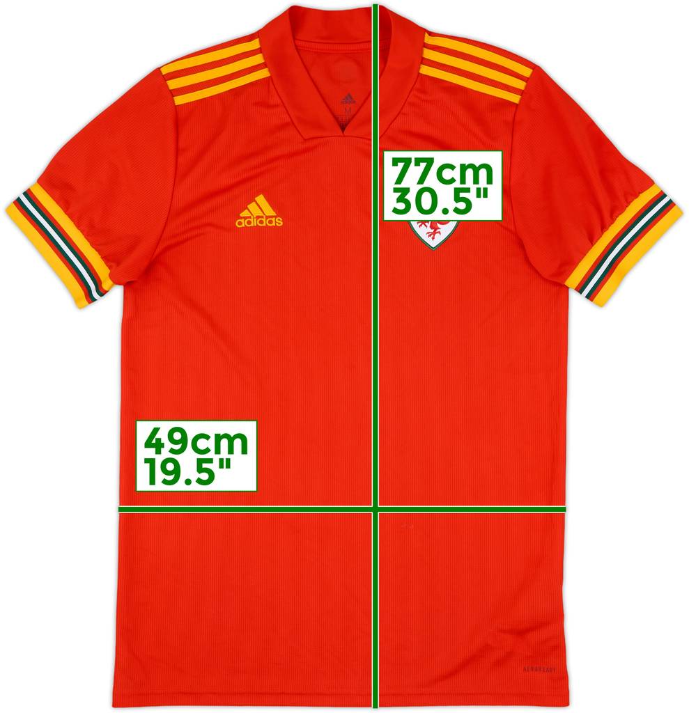 2020-21 Wales Home Shirt - 8/10 - (M)
