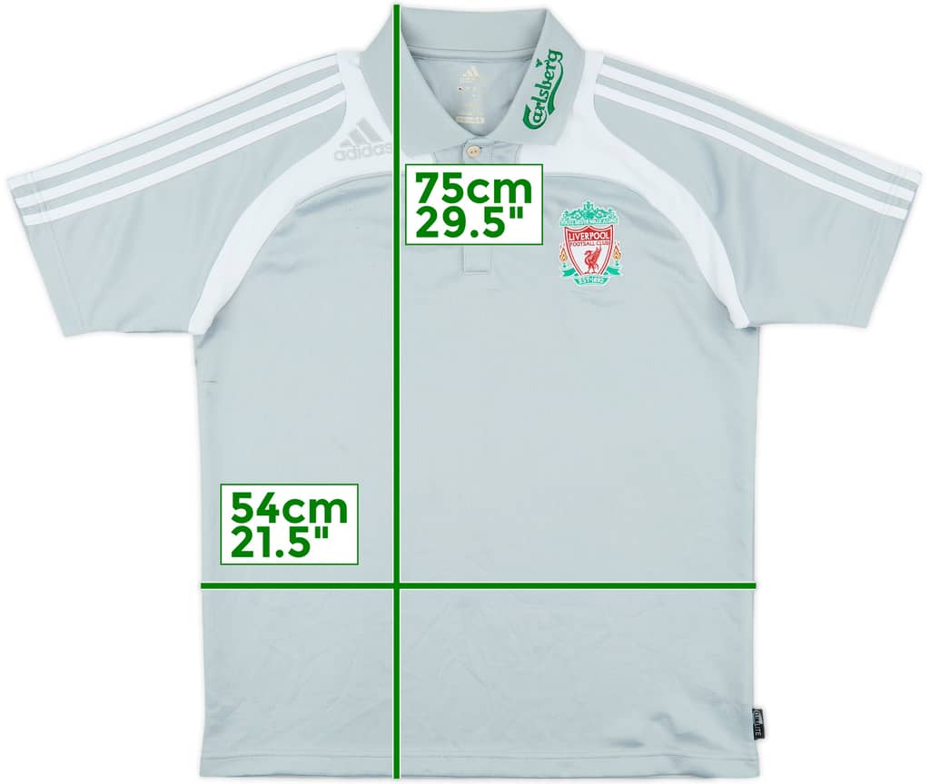 2008-09 Liverpool adidas Polo Shirt - 5/10 - (M)