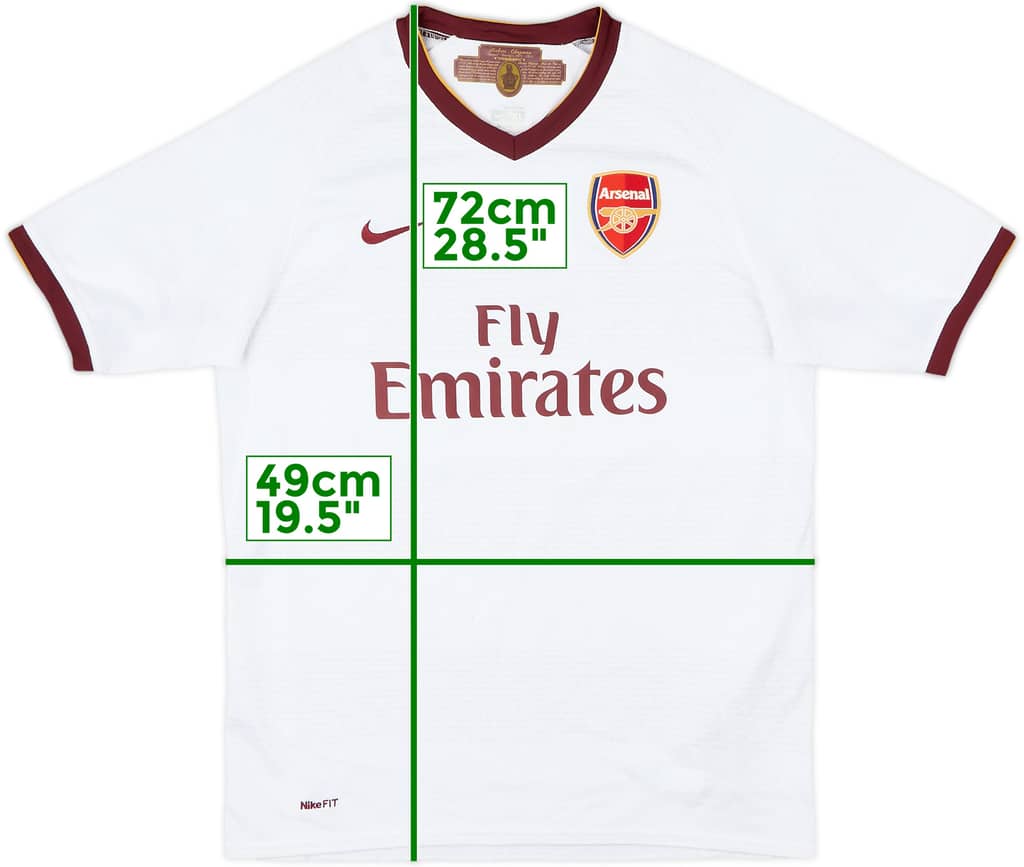 2007-08 Arsenal Away Shirt - 9/10 - (XL.Boys)