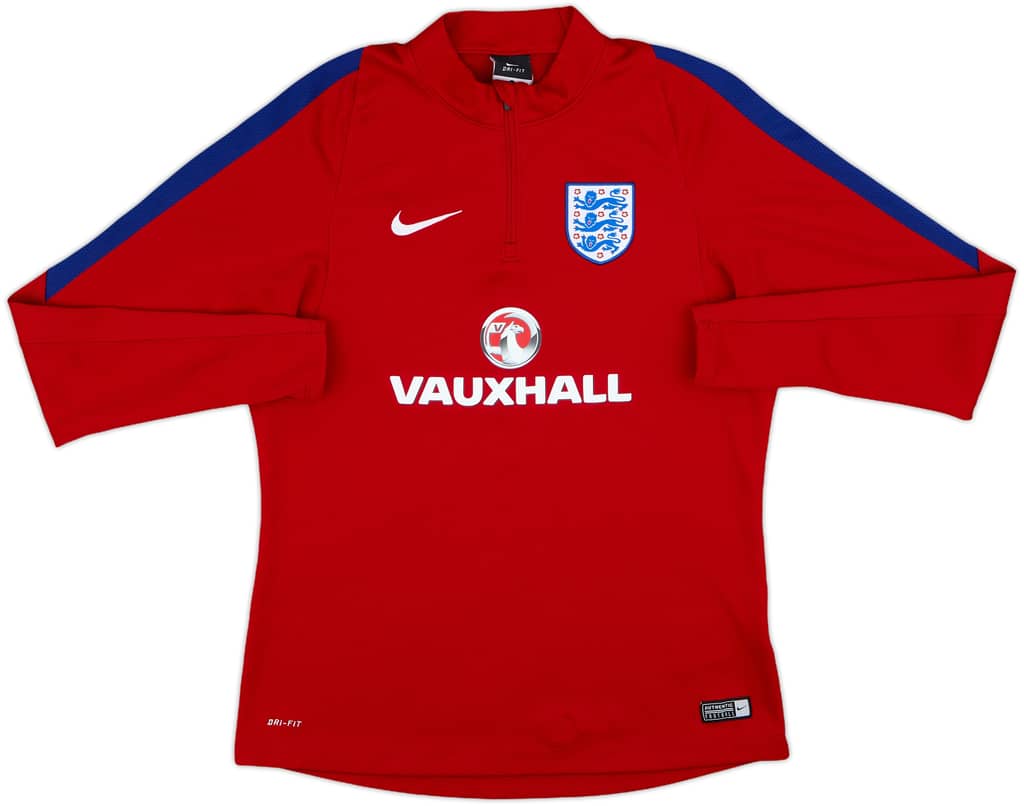 2016-17 England Nike 1/4 Zip Training Top - 8/10 - (Women's M)