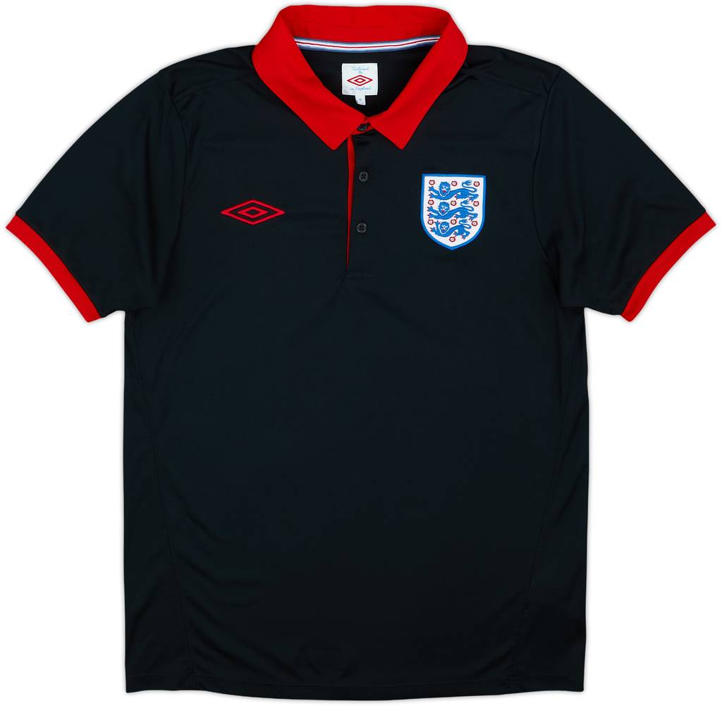 2010-11 England Umbro Polo Shirt - 9/10 - (M)