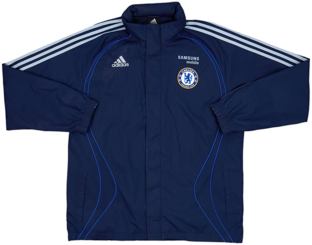2006-07 Chelsea adidas Hooded Rain Jacket - 9/10 - (M)