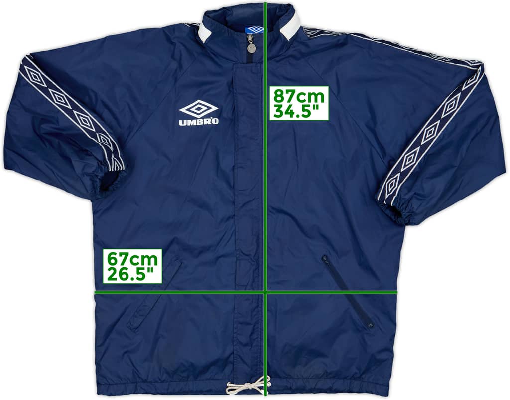 1990s Umbro Template Rain Jacket - 8/10 - (M)