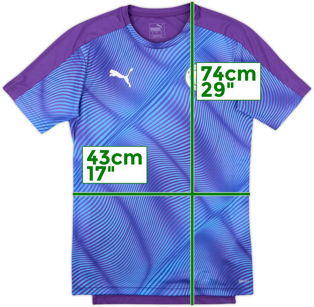 2019-20 Manchester City Puma Training Shirt - 8/10 - (S)