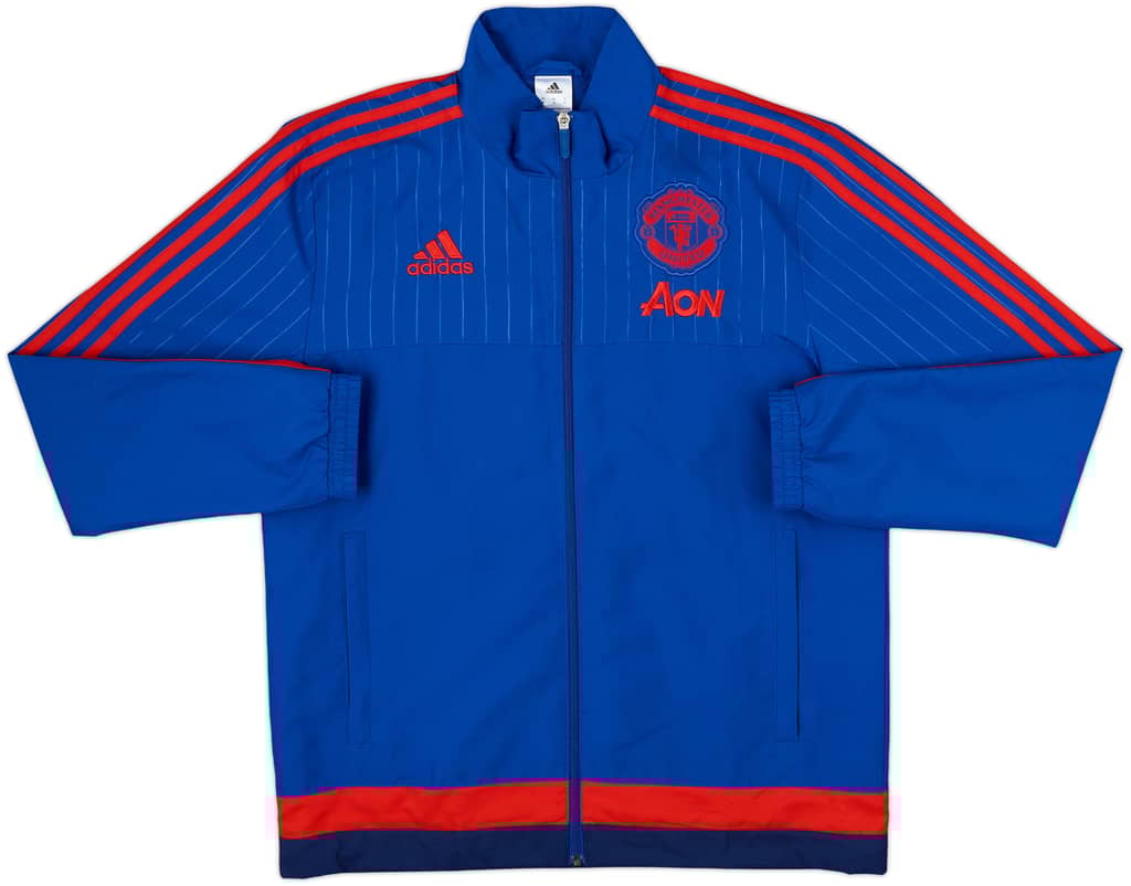 2015-16 Manchester United adidas Track Jacket - 8/10 - (M)