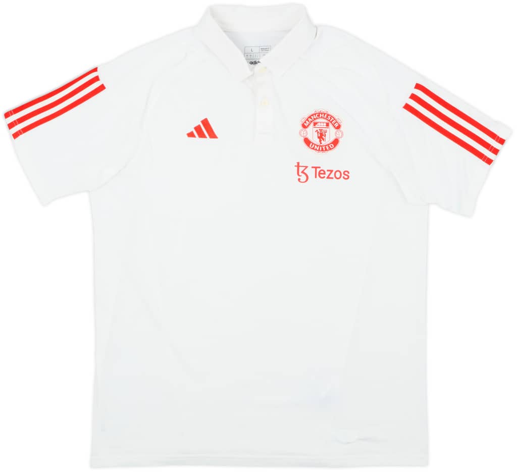2023-24 Manchester United adidas Polo Shirt - 8/10 - (L)