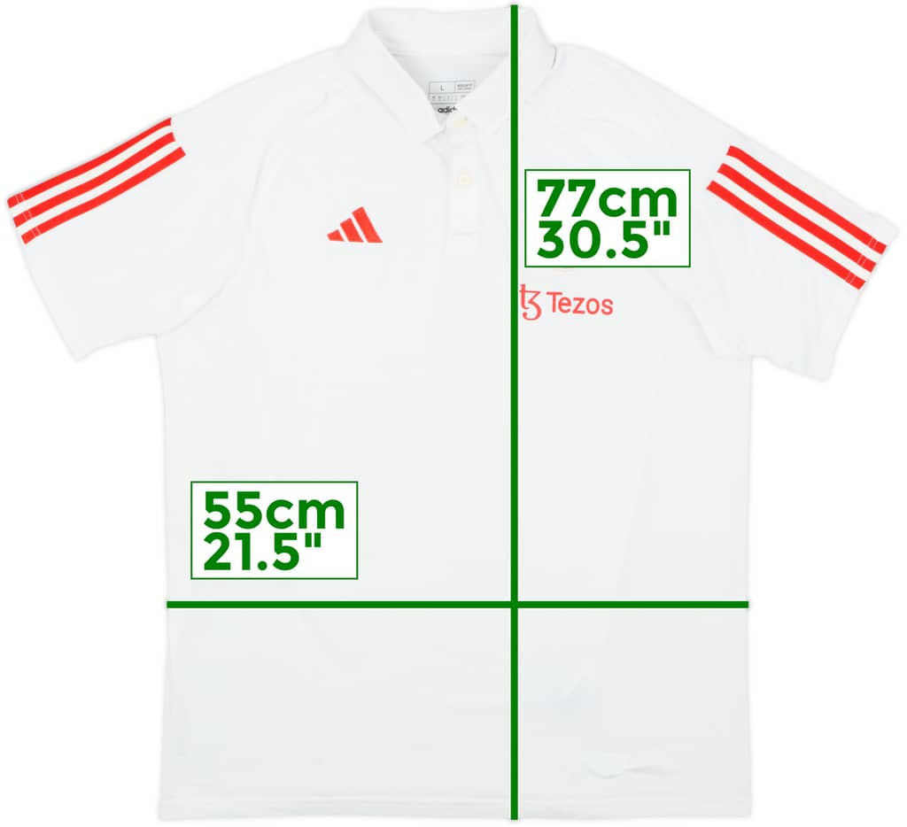 2023-24 Manchester United adidas Polo Shirt - 8/10 - (L)