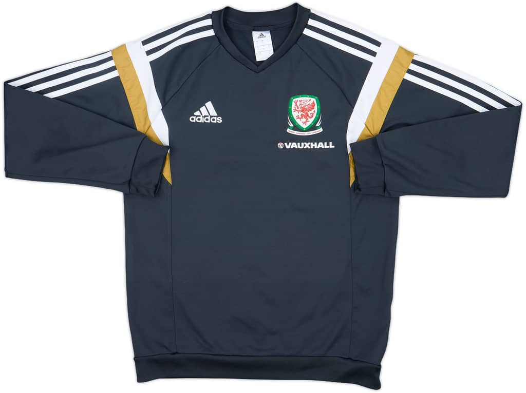 2014-15 Wales adidas Sweat Top - 9/10 - (S)