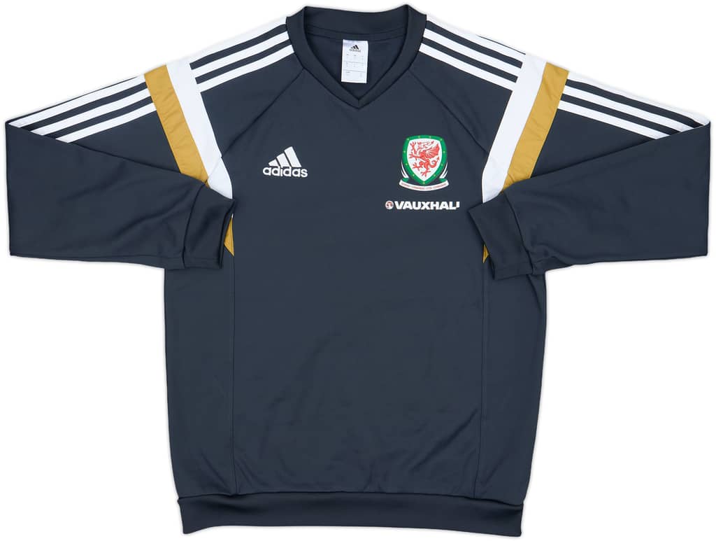 2014-15 Wales adidas Sweat Top - 7/10 - (S)