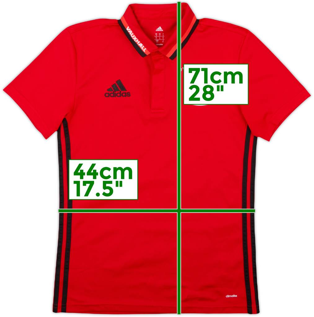 2016-17 Wales adidas Polo Shirt - 8/10 - (S)