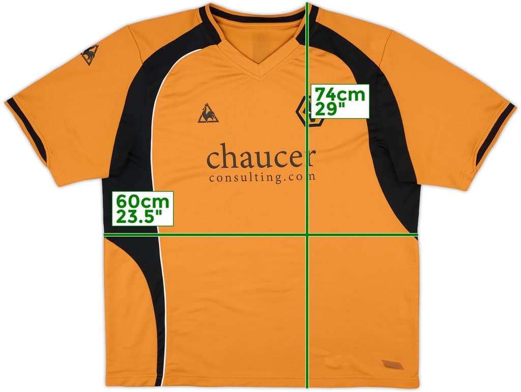 2008-09 Wolves Home Shirt - 7/10 - (XXL)