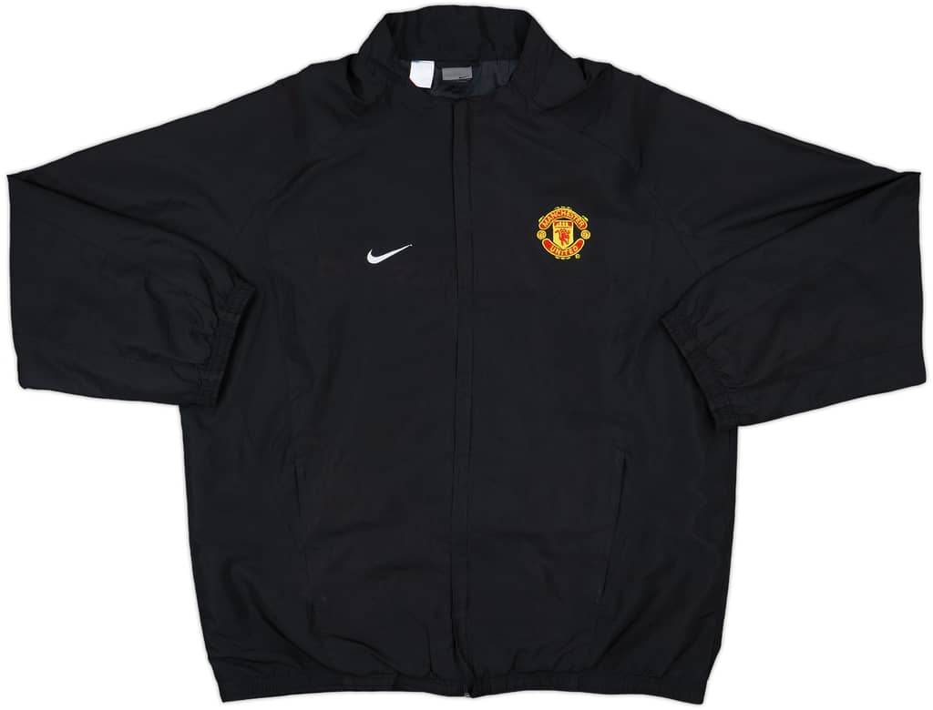 2002-03 Manchester United Nike Track Jacket - 8/10 - (L)
