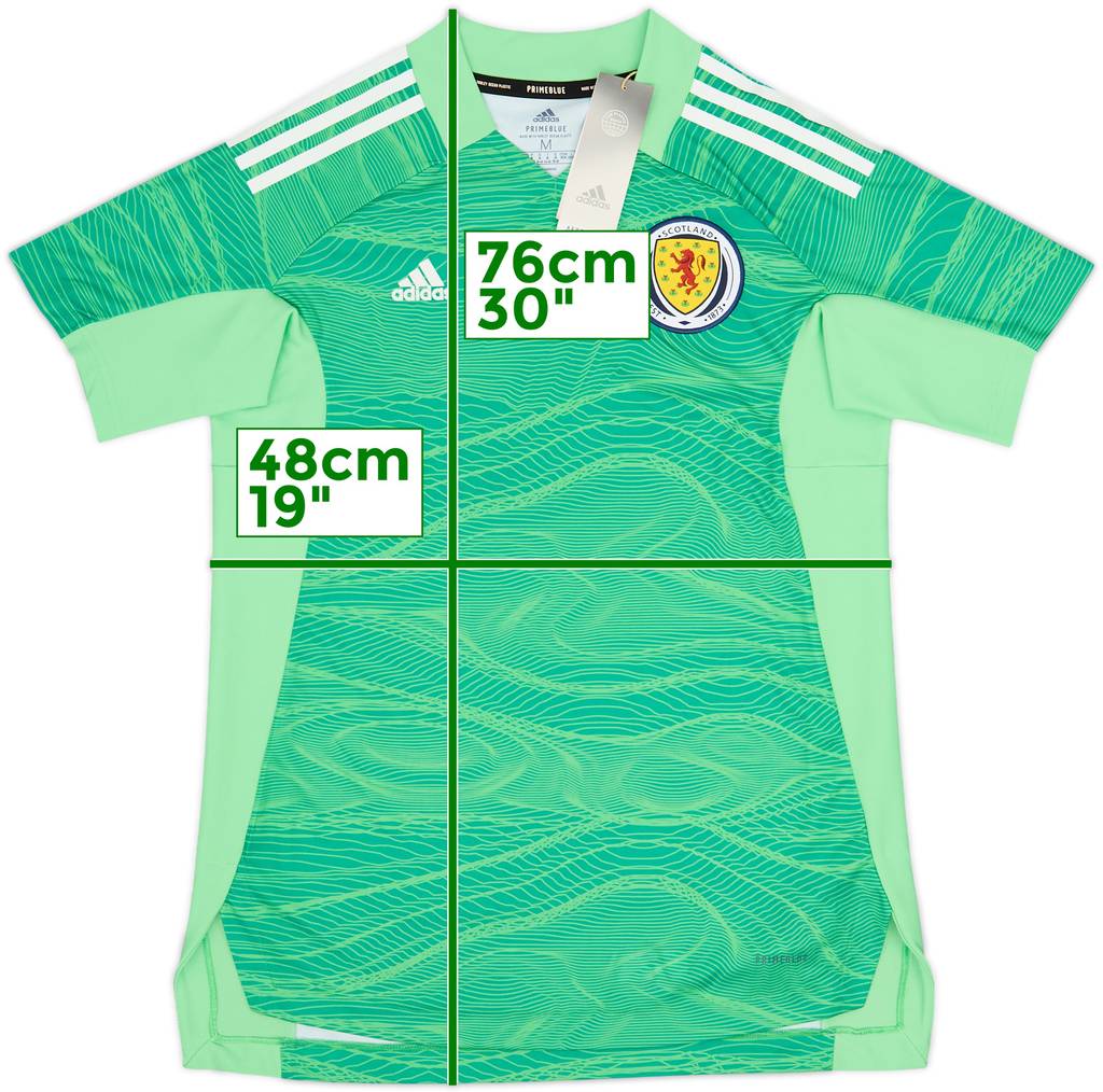 2021-22 Scotland Women's Player Issue GK S/S Shirt (Women's M)