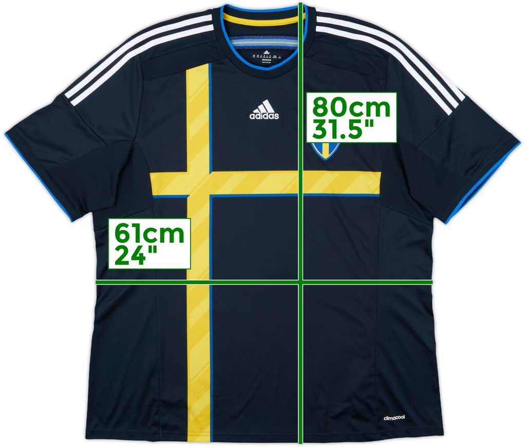 2014-16 Sweden Away Shirt - 10/10 - (XXL)