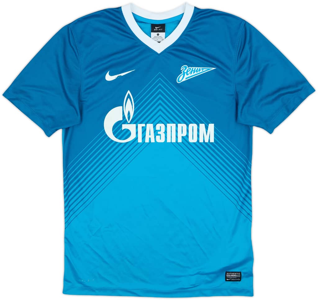 2013-14 Zenit St. Petersburg Basic Home Shirt - 6/10 - (S)