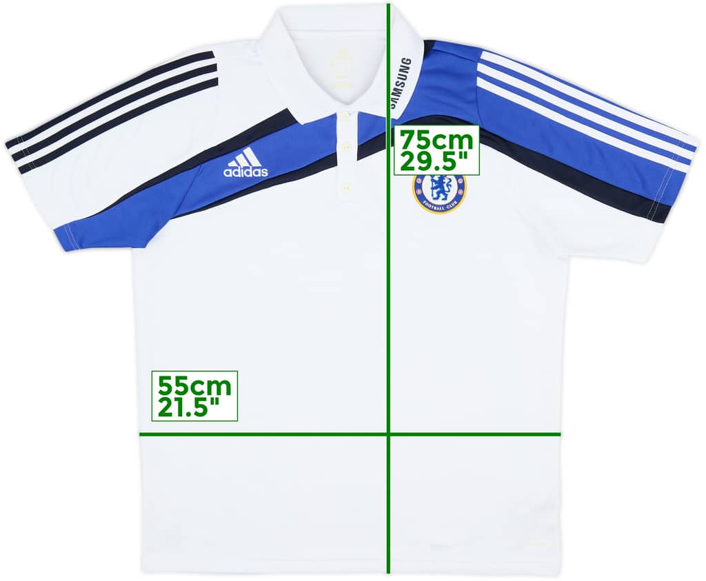 2009-10 Chelsea adidas Polo Shirt - 7/10 - (XL)