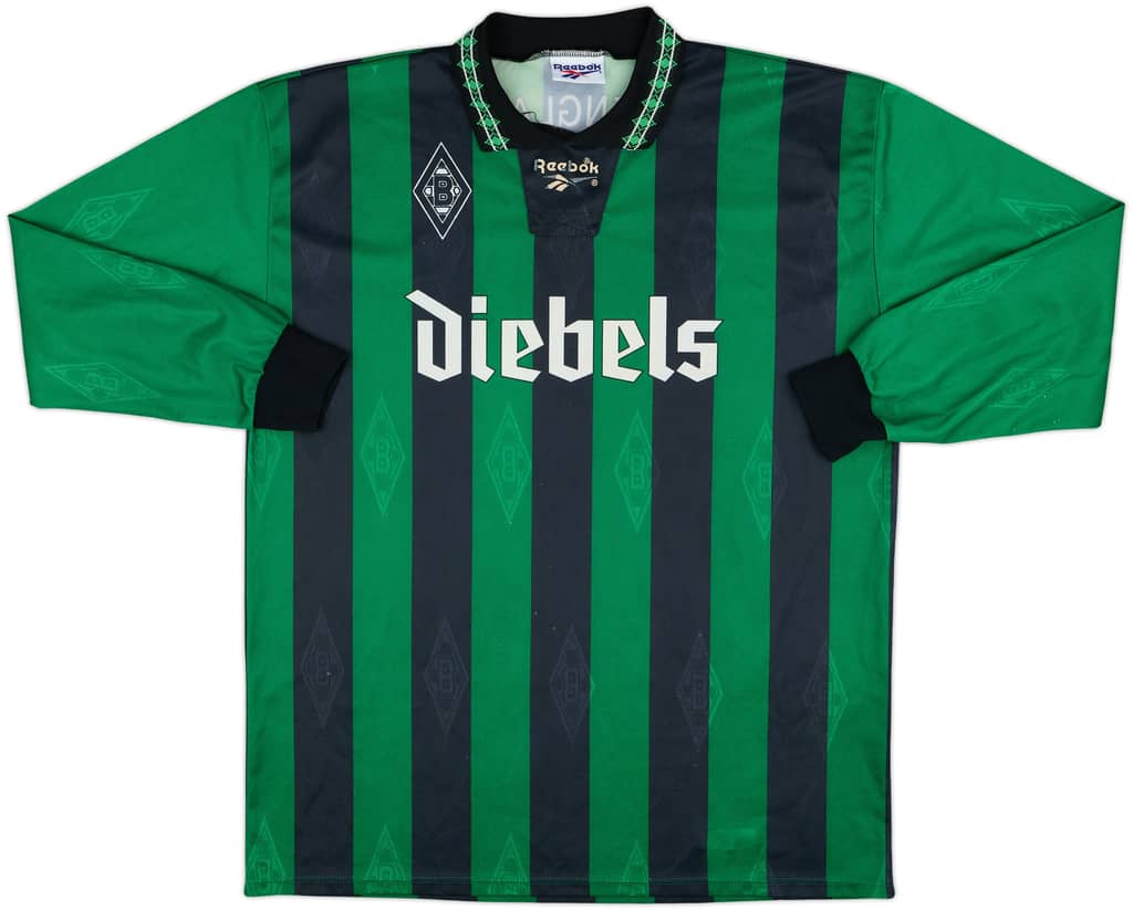 1995-96 Borussia Monchengladbach Away L/S Shirt - 6/10 - (XXL)