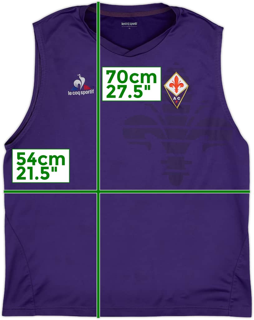 2017-18 Fiorentina Le Coq Sportif Training Vest - 7/10 - (XL)