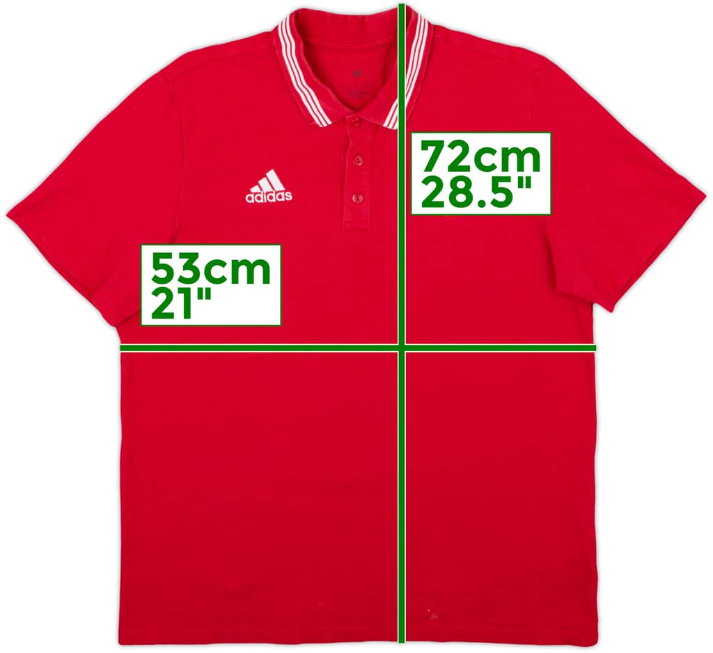2022-23 Manchester United adidas Polo Shirt - 6/10 - (L)