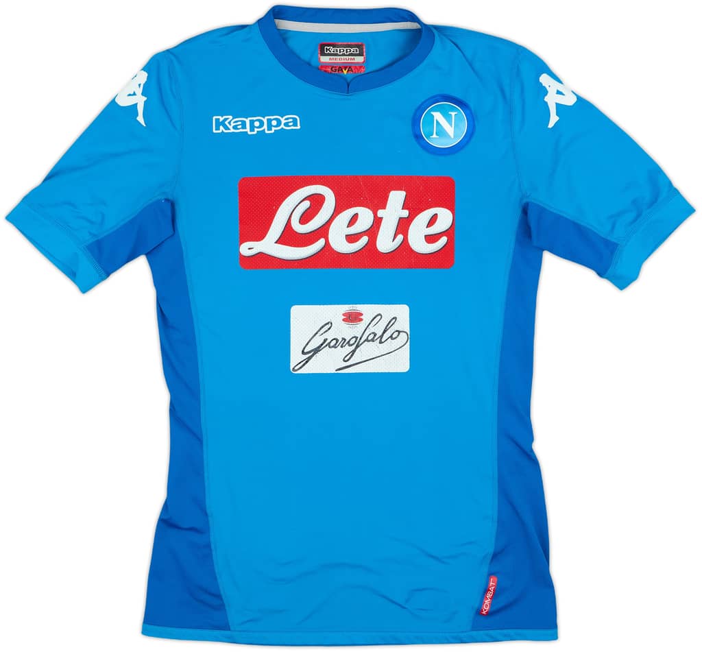 2017-18 Napoli Home Shirt - 6/10 - (M)
