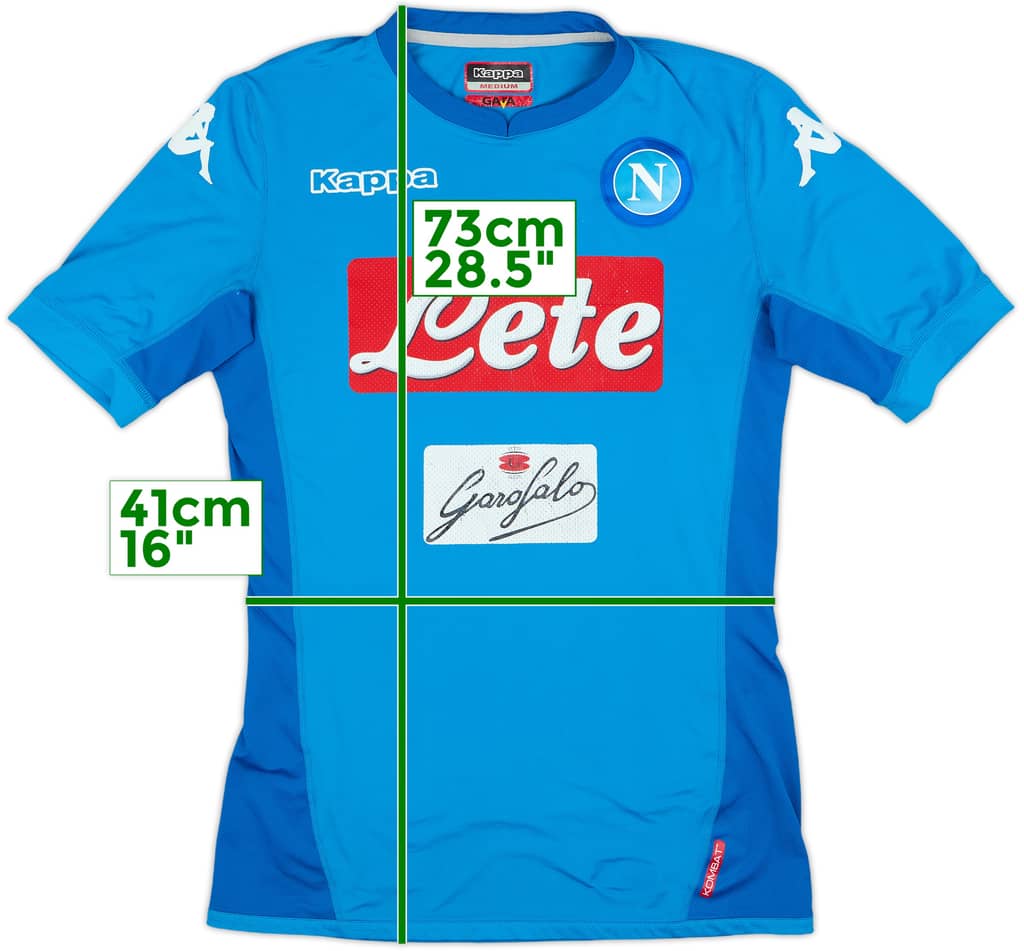 2017-18 Napoli Home Shirt - 6/10 - (M)