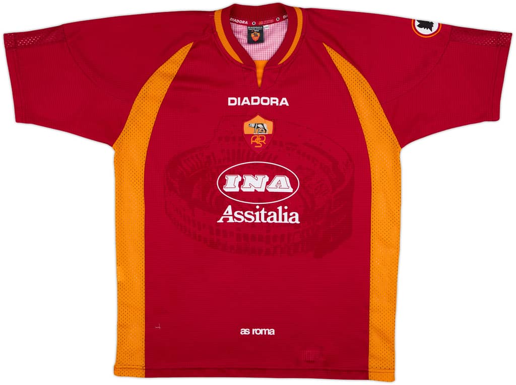1997-98 Roma Home Shirt - 8/10 - (M)