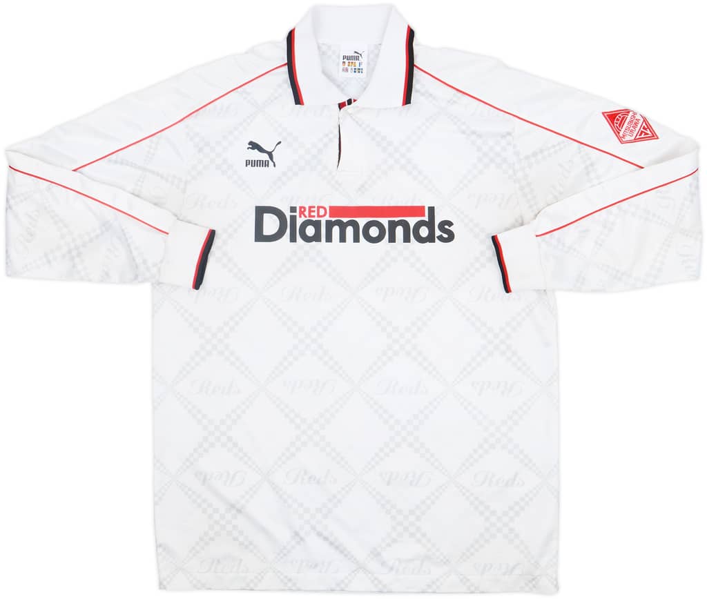 1998 Urawa Red Diamonds Away L/S Shirt - 8/10 - (L)