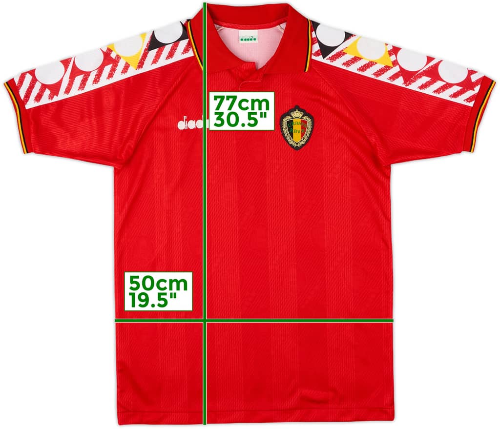 1994-96 Belgium Home Shirt - 10/10 - (L)