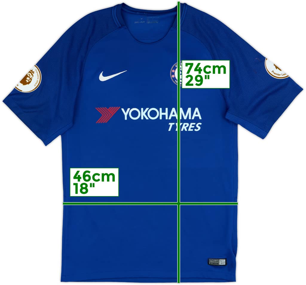 2017-18 Chelsea Home Shirt - 8/10 - (S)