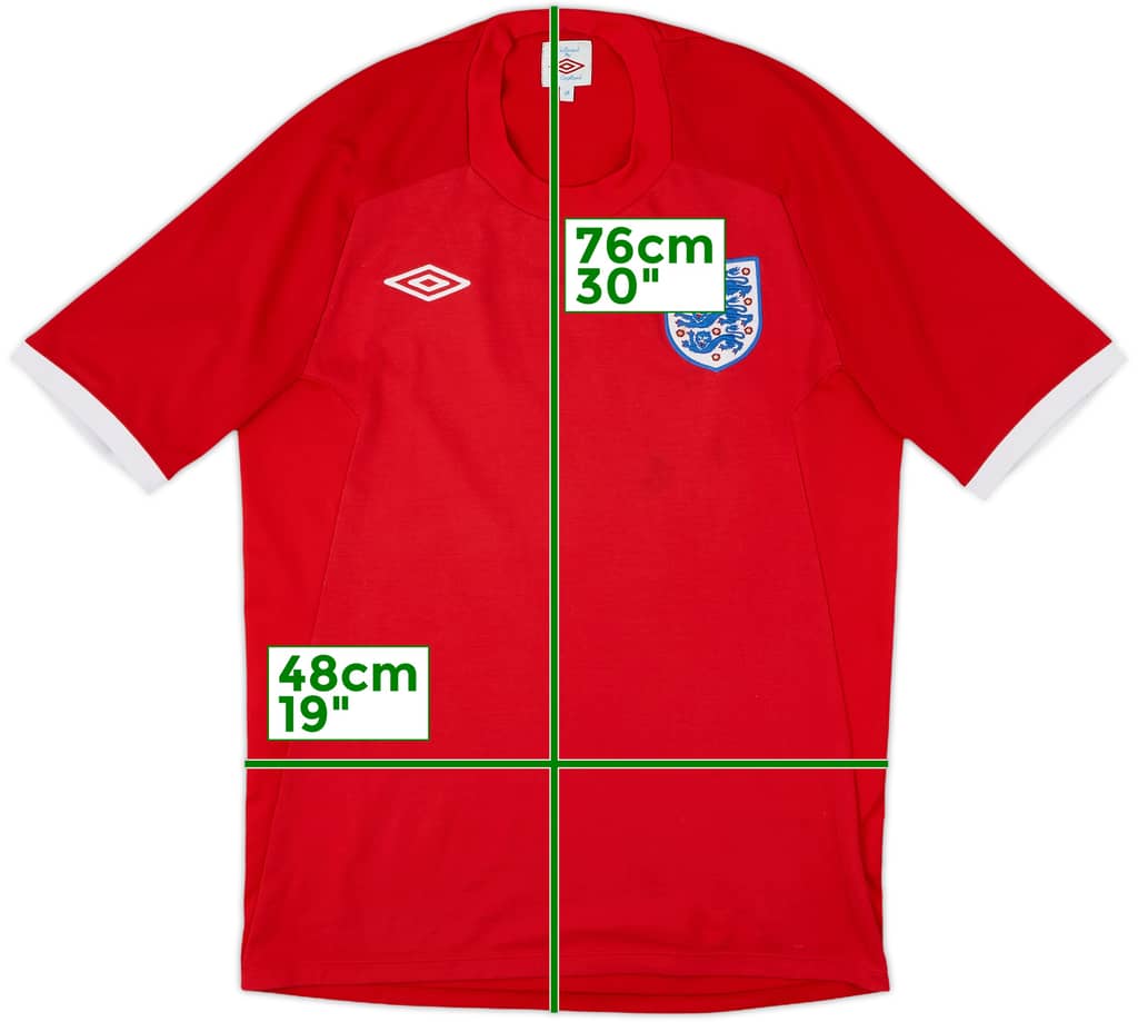 2010-11 England Away Shirt - 6/10 - (M)