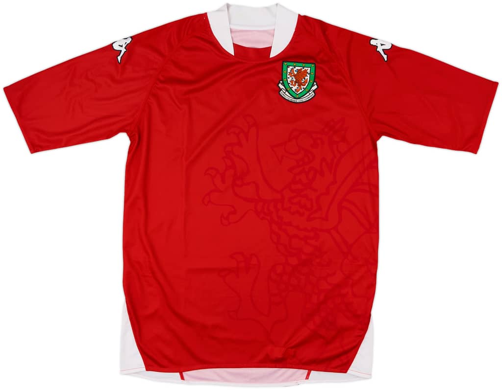 2007-08 Wales Home Shirt - 7/10 - (XL)