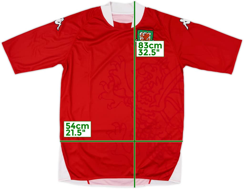 2007-08 Wales Home Shirt - 7/10 - (XL)