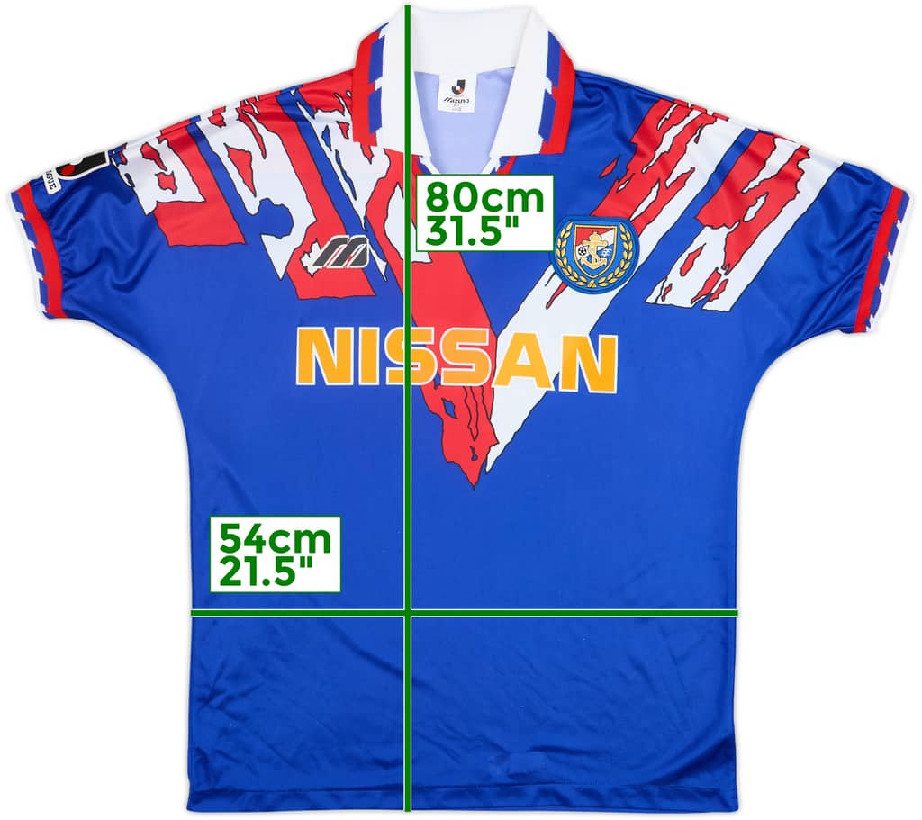 1993-94 Yokohama Marinos Home Shirt - 7/10 - (L)