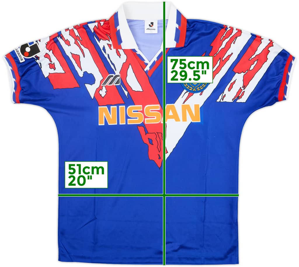 1993-94 Yokohama Marinos Home Shirt - 8/10 - (M)