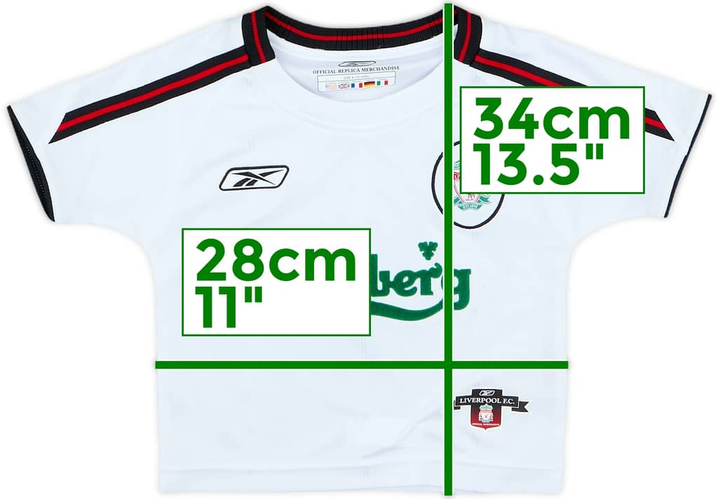 2003-04 Liverpool Away Shirt - 8/10 - (9-12 Months)